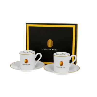 Obrázok pre Šálka+podšálka 100 ml Coffee 2