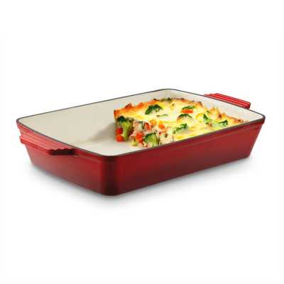 Obrázok pre Liatinový pekáč 4,0l 39 x 23 x 7 cm RED