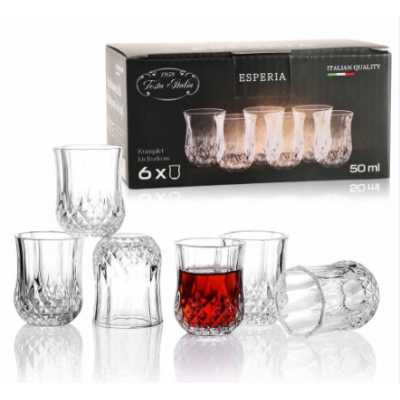 Obrázok pre Poháre sada 6 ks 50 ml ESPERIA