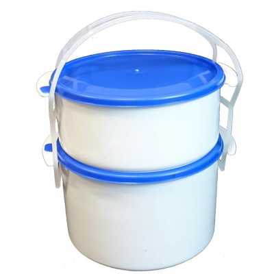 Obrázok pre Obedár plastový dvojdielny 1,0 + 1,5 L