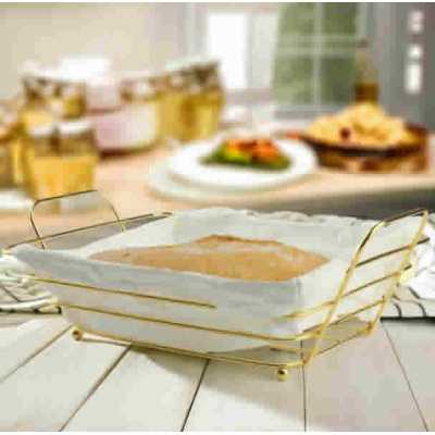 Košík na chlieb zlatý Obrázok pre Košík na chlieb zlatý