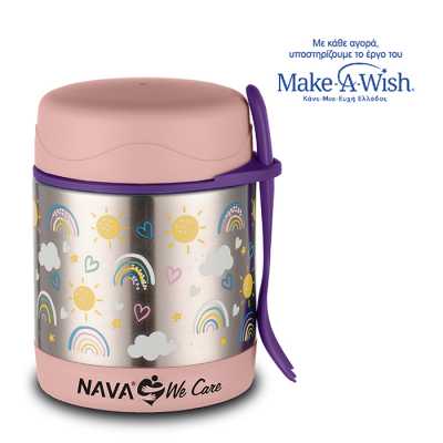 Obrázok pre NAVA WE CARE nádoba na jedlo 350 ml ružová