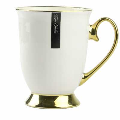 Hrnček Festa Italia porcelán so zlatou pätkou 240ml Obrázok pre Hrnček Festa Italia porcelán so zlatou pätkou 240ml