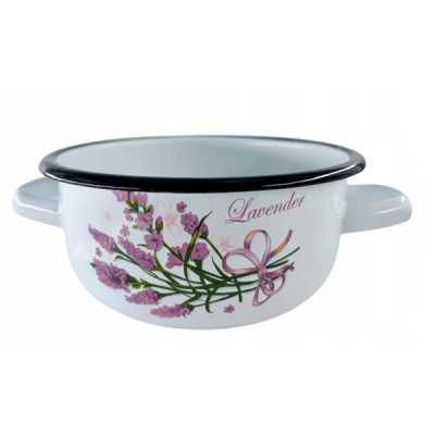 Smaltovaný randlík s dvoma uškami 1,5 l slnečnica Obrázok pre Smaltovaný randlík s dvoma uškami 1,5 l slnečnica