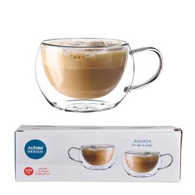 Šálky s dvojitou stenou 300 ml sada 2 ks Obrázok pre Šálky s dvojitou stenou 300 ml sada 2 ks