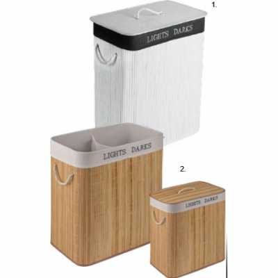 Obrázok pre Kôš na bielizeň biely 55l COTTON