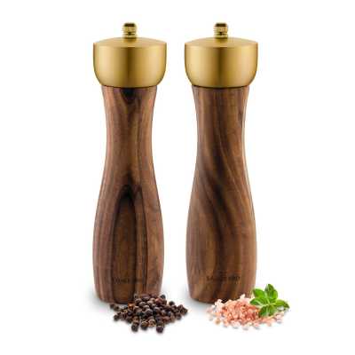 Obrázok pre Sada mlynčekov na soľ a korenie z akáciového dreva Epirus