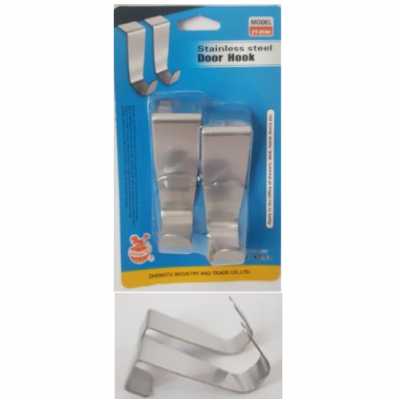 Vešiak na dvere z nehrdzavejúcej ocele 2ks Obrázok pre Vešiak na dvere z nehrdzavejúcej ocele 2ks