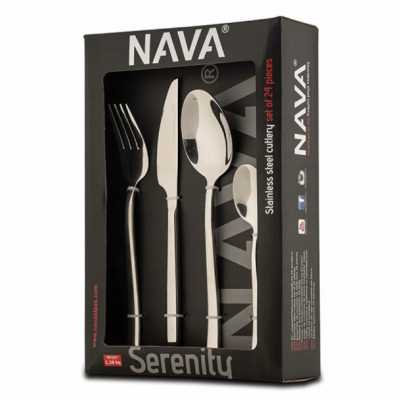 Obrázok pre Súprava príborov NAVA Serenity 24 ks