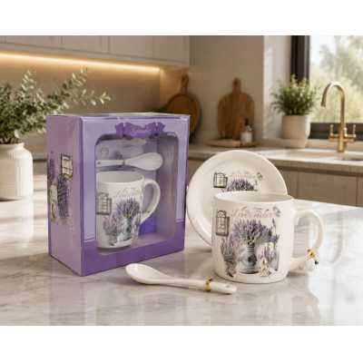 Obrázok pre Hrnček keramický 350 ml Provence v boxe