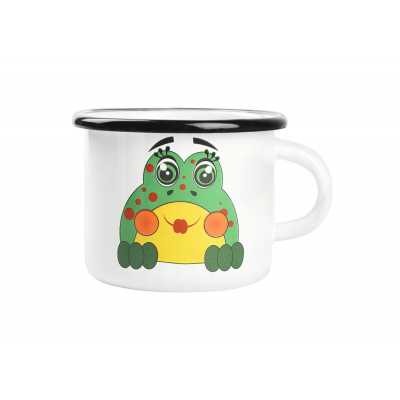Hrnček smaltovaný 400 ml ŽABKA Obrázok pre Hrnček smaltovaný 400 ml ŽABKA