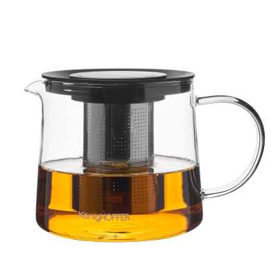 Sklenená kanvica s nerezovým lúhovačom Konighoffer Andrea 1,5 l Obrázok pre Sklenená kanvica s nerezovým lúhovačom Konighoffer Andrea 1,5 l