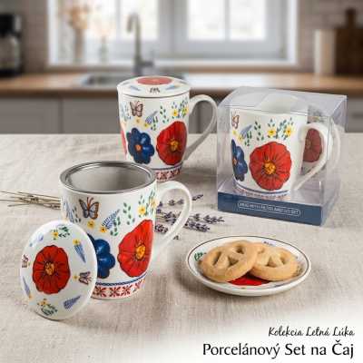 Hrnček so sitkom porcelánový 350 ml POPPY Obrázok pre Hrnček so sitkom porcelánový 350 ml POPPY