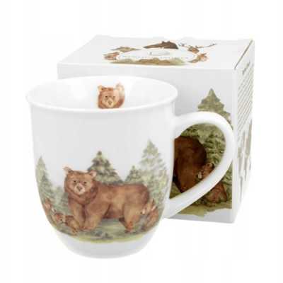 Obrázok pre Porcelánový hrnček Svet zvierat - Medveď 400 ml