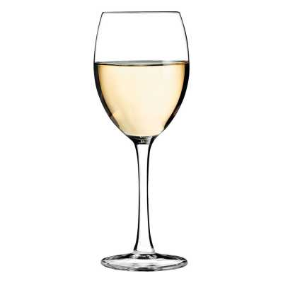 pohár na biele víno sklenený číry na stopke decentný Diamond 250ml