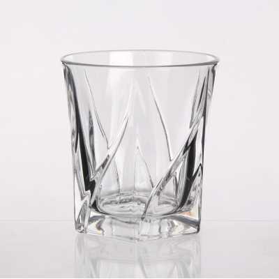 pohár sklenený na whisky hrubé sklo 