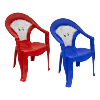 detská plastová stolička červená 