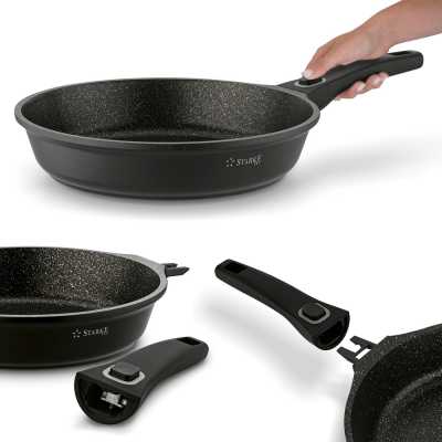 Obrázok pre Panvica Roche granitová s odnímateľnou rukoväťou KönigHOFFER 28cm