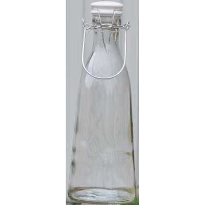 Fľaša sklenená s klipom 930ml
