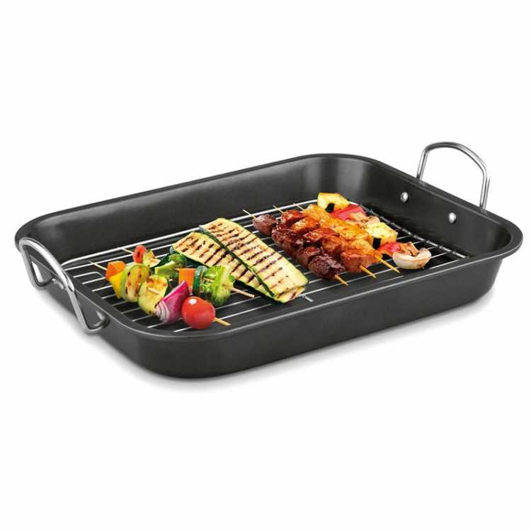 Obrázok pre Forma na pečenie non stick s roštom 37 x 29 cm