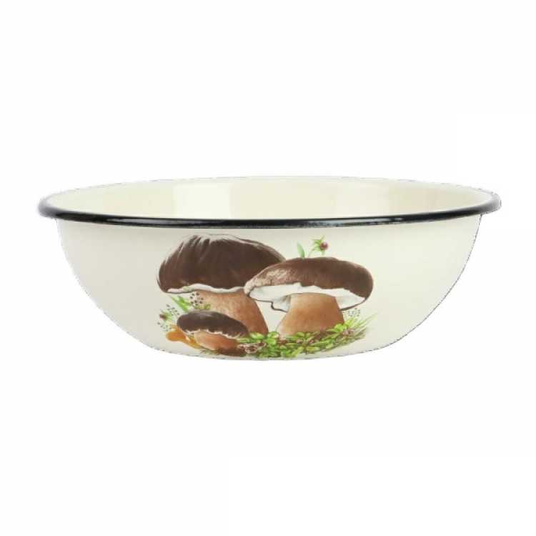 Obrázok pre Smaltovaná miska hríby 4,0 lit