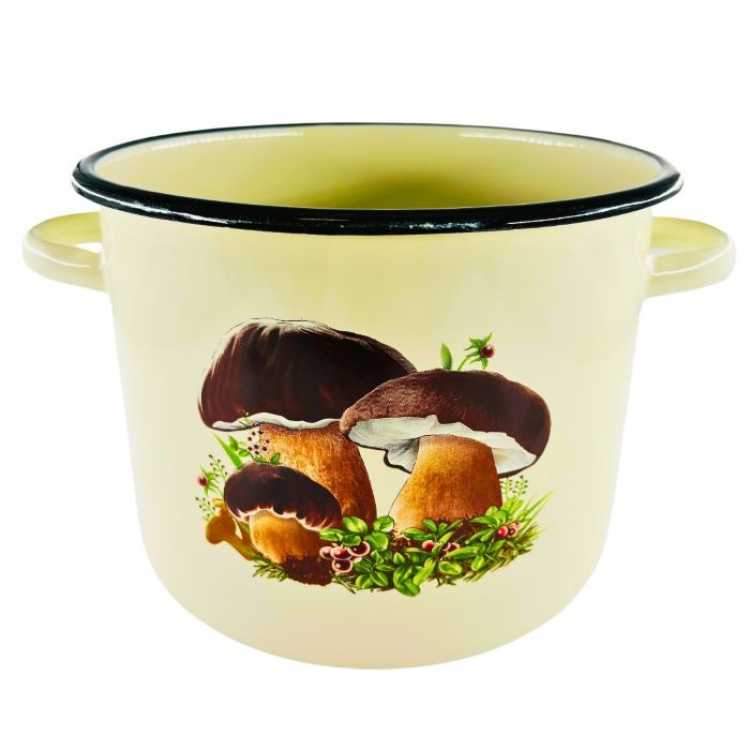 Obrázok pre Smaltovaný hrniec hríby 5,5 lit