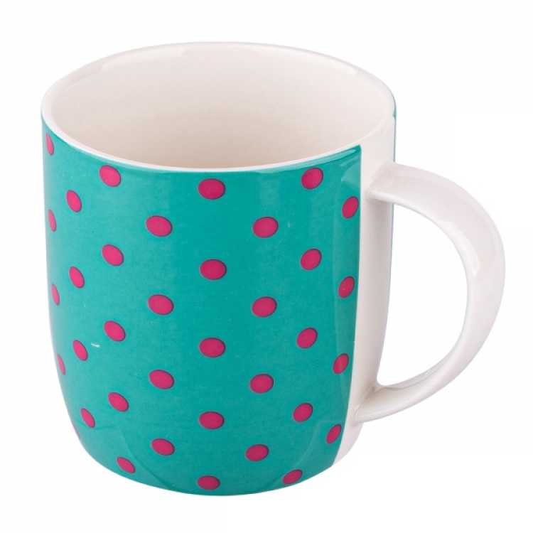 Obrázok pre Hrnček porcelánový 300ml bodky