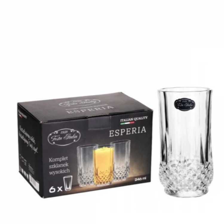 Obrázok pre Poháre sada 6 ks 246 ml ESPERIA