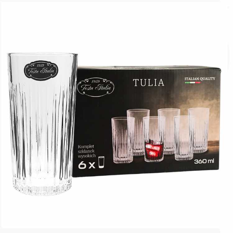 Obrázok pre Poháre sada 6 ks 360 ml TULIA
