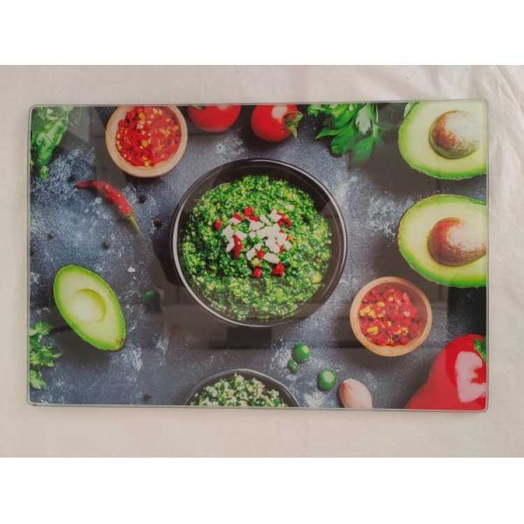 Obrázok pre Krajacia doska sklo 20 x 30 zelenina