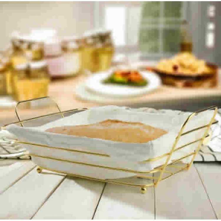 Obrázok pre Košík na chlieb zlatý