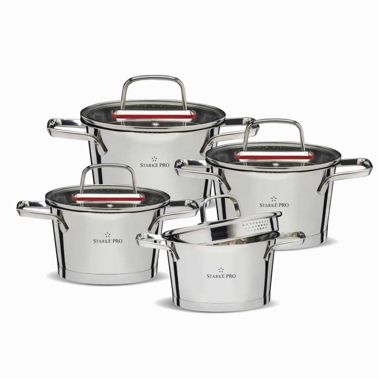 Obrázok pre Sada hrncov nerezových 8 dielov SPEZIALE