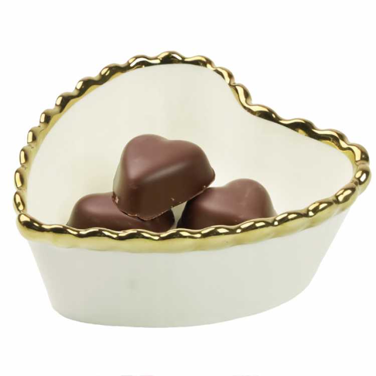 Obrázok pre Miska srdiečko 12cm GOLDDEN PEARL