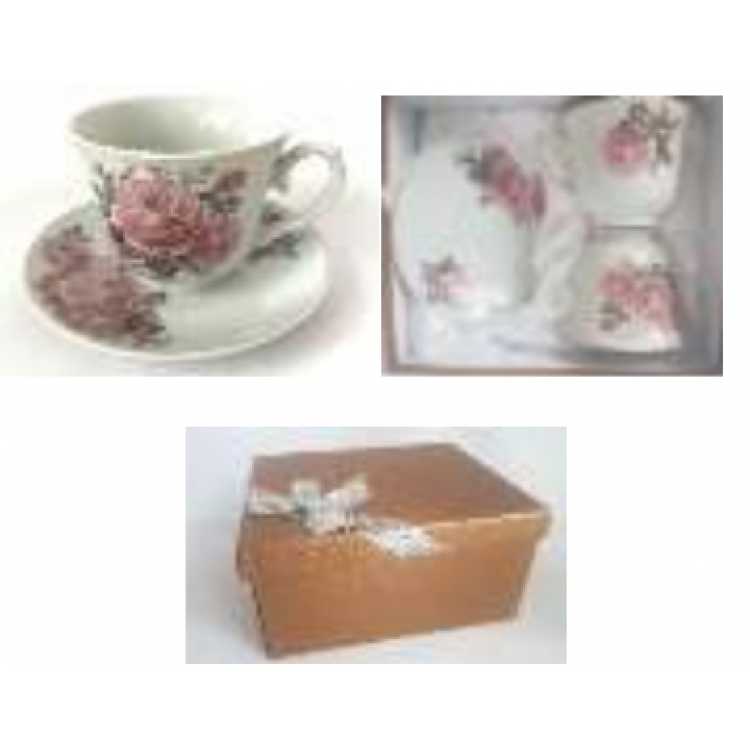 Obrázok pre Kávová súprava 2+2 kvety