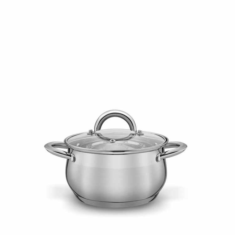 Obrázok pre Hrniec nerezový barel 1.2 l s pokrievkou