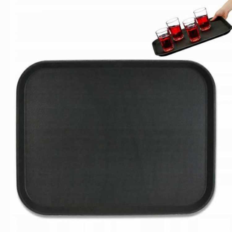 Obrázok pre Obdĺžniková protišmyková tácka 35 x 25 cm