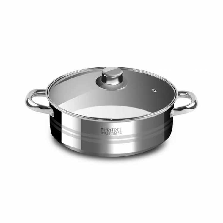 Obrázok pre Nerezový kastról s pokrievkou 26cm 5L