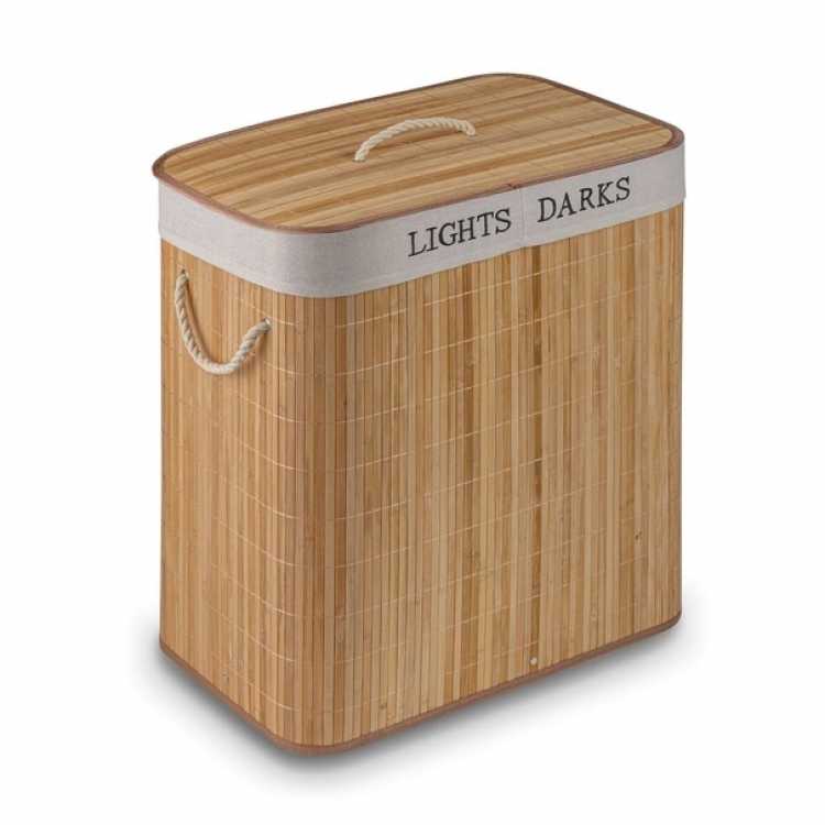 Obrázok pre Kôš na bielizeň 105l bambusový