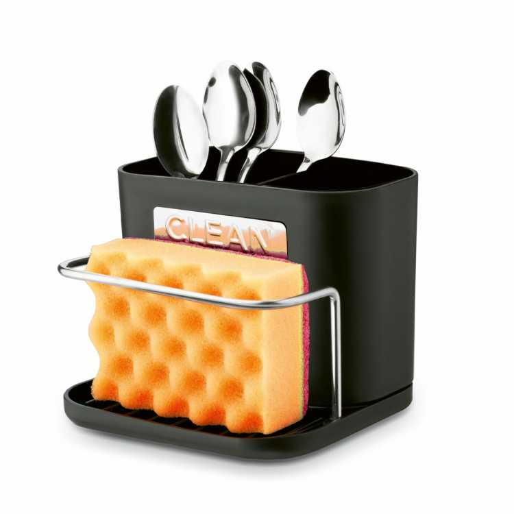 Obrázok pre Odkvapkávač na príbory čierny Tadar Clean