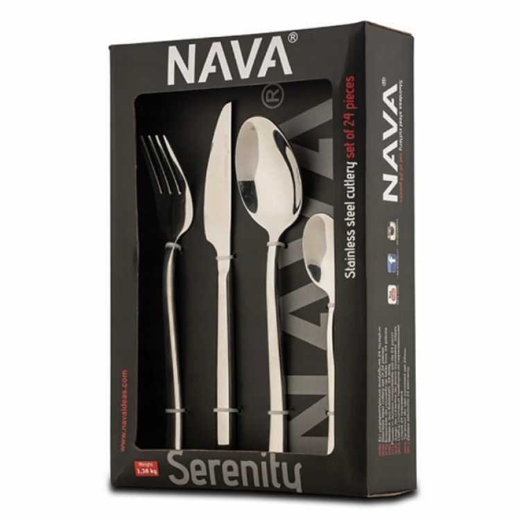 Obrázok pre Súprava príborov NAVA Serenity 24 ks