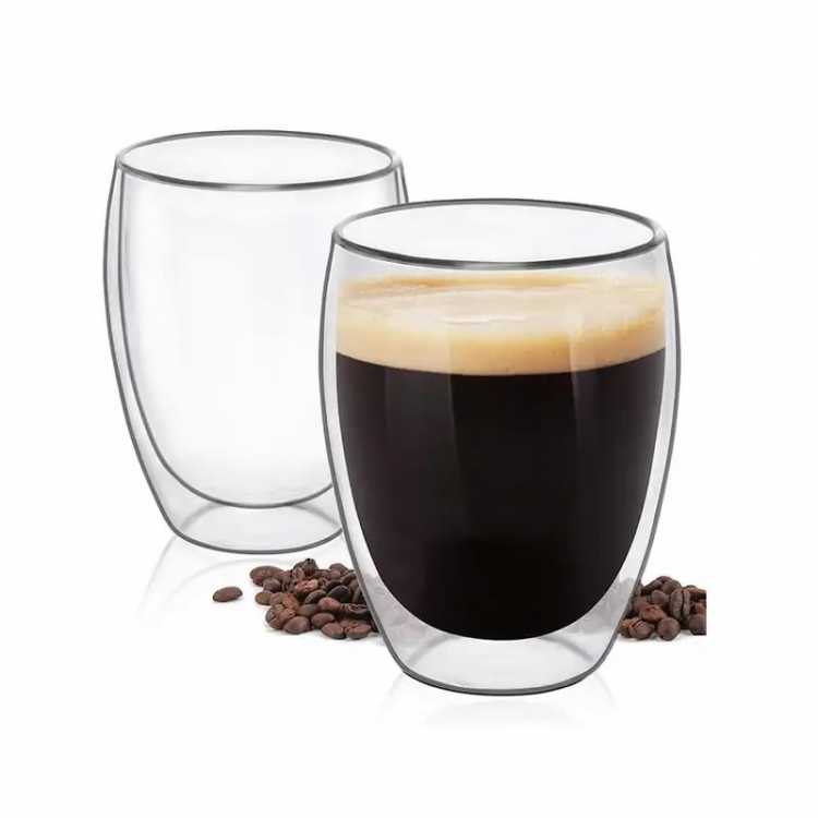 Obrázok pre Šálky s dvojitou stenou a podšálkou 100 ml sada 2 ks AMO