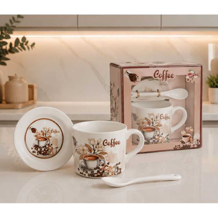 Obrázok pre Hrnček keramický 350 ml COFFEE v boxe