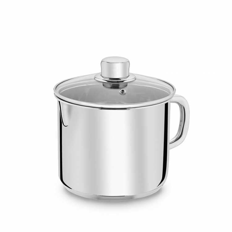 Obrázok pre Hrniec na mlieko s pokrievkou 14cm 1,9Lit s indukciou
