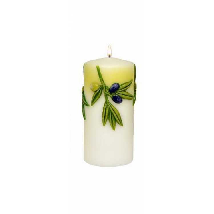 Stolová svíčka s motívem Olive