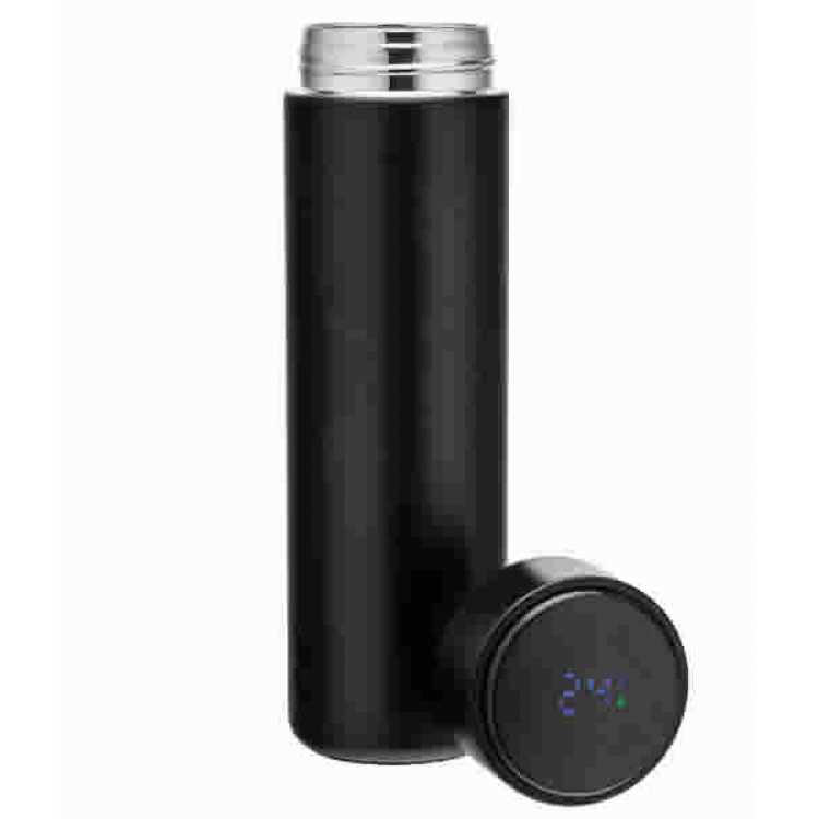 Obrázok pre Termohrnček/termoska čierna s displeyom 420ml