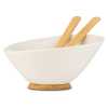 Obrázok pre Keramická šalátová misa NAVA 26 cm 1,8 l bambusové dno
