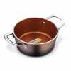 Obrázok pre Glossy Copper hrniec s nepriľnavým povrchom 18 cm</title>