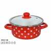 Obrázok pre Kastrol smaltovaný s pokrievkou 1,35 L  18x8CM JAEN