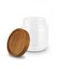 Obrázok pre Sklenená nádoba s dreveným viečkom Akácia 350 m