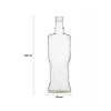 Obrázok pre Sklenená fľaša Ukrainka 500 ml